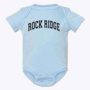 Rock Ridge High School Varsity Arch Baby Onesie