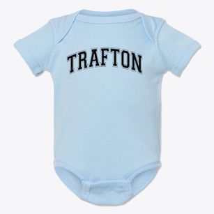 Trafton Elementary School Varsity Arch Baby Onesie