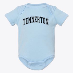 Tennerton Elementary School Varsity Arch Baby Onesie
