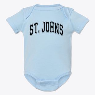 Saint Johns Lutheran School Varsity Arch Baby Onesie
