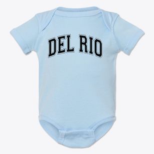 Del Rio Elementary School Varsity Arch Baby Onesie