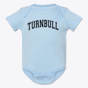 Turnbull Learning Academy Varsity Arch Baby Onesie
