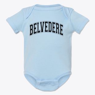 Belvedere Middle School Varsity Arch Baby Onesie