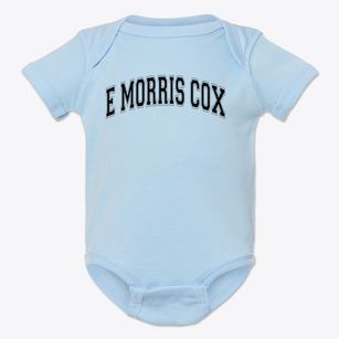 E Morris Cox Elementary School Varsity Arch Baby Onesie