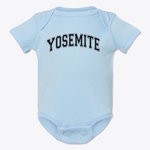 Yosemite Continued High School Varsity Arch Baby Onesie