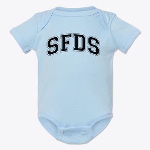 San Francisco Day School Varsity Arch Baby Onesie