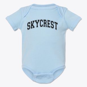 Skycrest Christian School Varsity Arch Baby Onesie