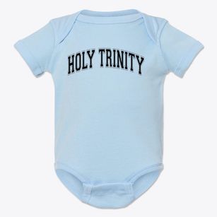 Holy Trinity Lutheran School Varsity Arch Baby Onesie