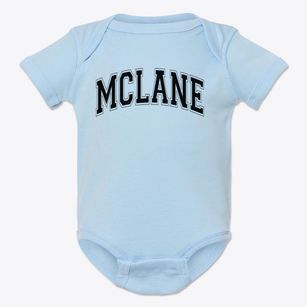 Mclane Middle School Varsity Arch Baby Onesie