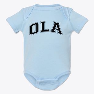 Ola Elementary School Varsity Arch Baby Onesie