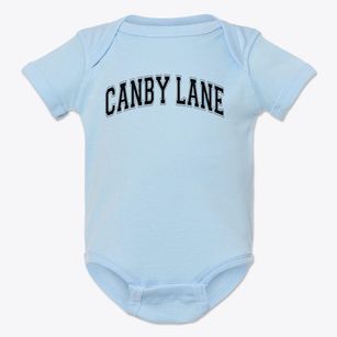 Canby Lane Elementary School Varsity Arch Baby Onesie
