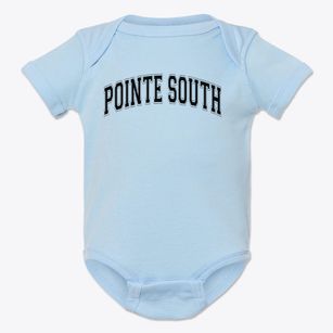 Pointe South Middle School Varsity Arch Baby Onesie