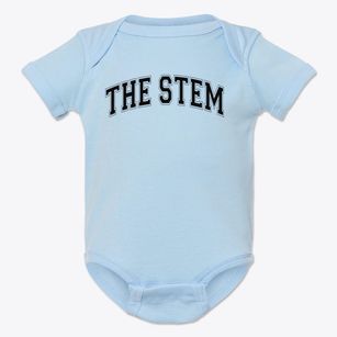 The Stem Academy Varsity Arch Baby Onesie