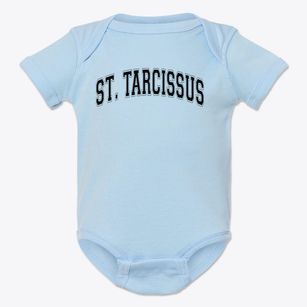 Saint Tarcissus School Varsity Arch Baby Onesie