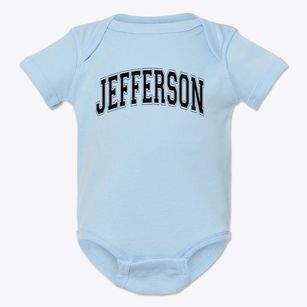 Jefferson Middle School Varsity Arch Baby Onesie