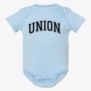 Union Elementary School Varsity Arch Baby Onesie