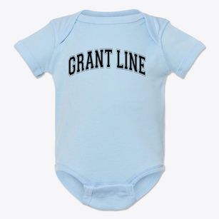 Grant Line Elementary School Varsity Arch Baby Onesie