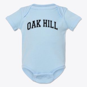 Oak Hill Middle School Varsity Arch Baby Onesie