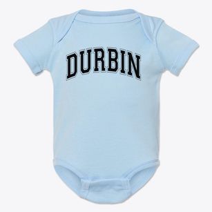 Durbin Elementary School Varsity Arch Baby Onesie