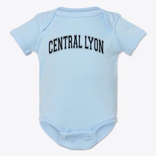 Central Lyon/george- Little Rock Varsity Arch Baby Onesie