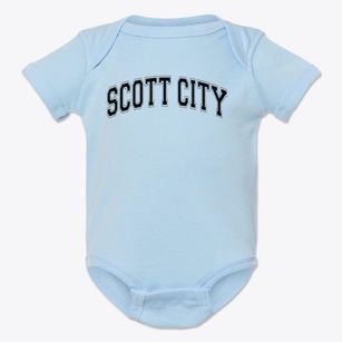Scott City Middle School Varsity Arch Baby Onesie