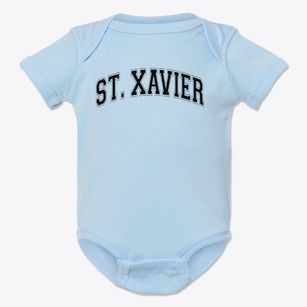 Saint Xavier Catholic School Varsity Arch Baby Onesie
