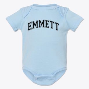 Emmett Elementary School Varsity Arch Baby Onesie