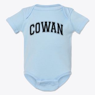 Cowan Elementary School Varsity Arch Baby Onesie