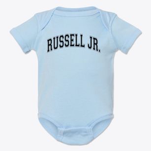 Russell Jr. High School Varsity Arch Baby Onesie