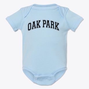 Oak Park Elementary School Varsity Arch Baby Onesie