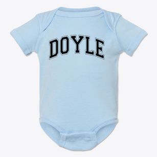 Doyle Elementary School Varsity Arch Baby Onesie