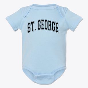 St. George School Varsity Arch Baby Onesie