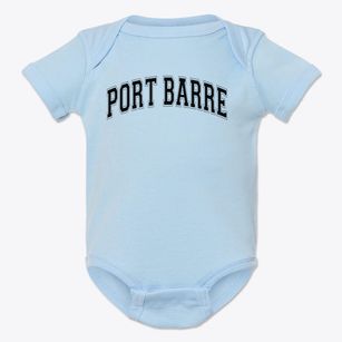 Port Barre Elementary School Varsity Arch Baby Onesie