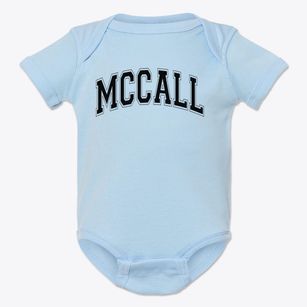 Mccall Senior High School Varsity Arch Baby Onesie