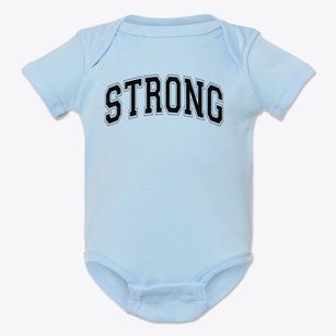 Strong Elementary School Varsity Arch Baby Onesie