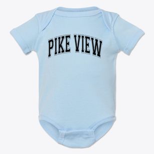 Pike View Elementary School Varsity Arch Baby Onesie