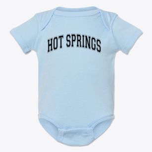 Hot Springs Middle School Varsity Arch Baby Onesie