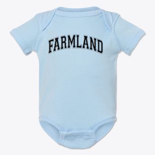 Farmland Elementary School Varsity Arch Baby Onesie