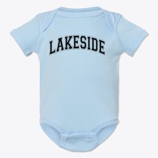 Lakeside Junior High School Varsity Arch Baby Onesie