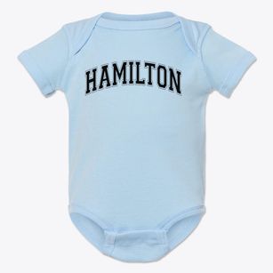 Hamilton Christian Center School Varsity Arch Baby Onesie