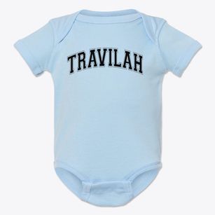Travilah Elementary School Varsity Arch Baby Onesie