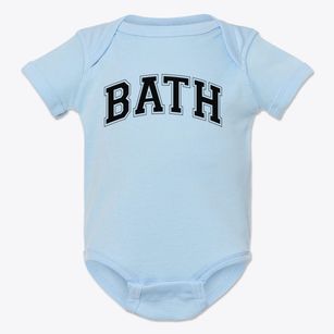 Bath Elementary School Varsity Arch Baby Onesie