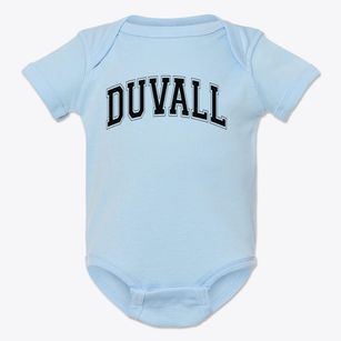 Duvall Elementary School Varsity Arch Baby Onesie