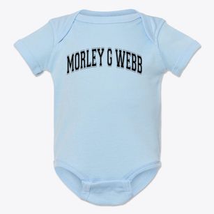Morley G Webb Elementary School Varsity Arch Baby Onesie