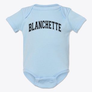 Blanchette Center For Education & Arts Varsity Arch Baby Onesie