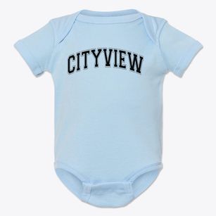 Cityview Performing Arts Magnet School Varsity Arch Baby Onesie