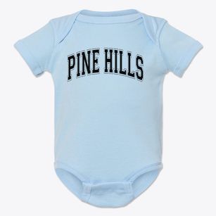 Pine Hills Christian Academy Varsity Arch Baby Onesie