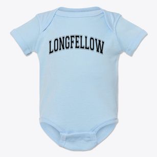 Longfellow Elementary School Varsity Arch Baby Onesie