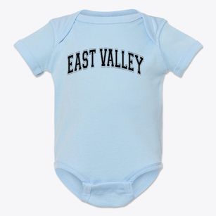 East Valley Elementary School Varsity Arch Baby Onesie