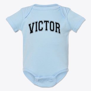 Victor Mravlag Elementary School 21 Varsity Arch Baby Onesie